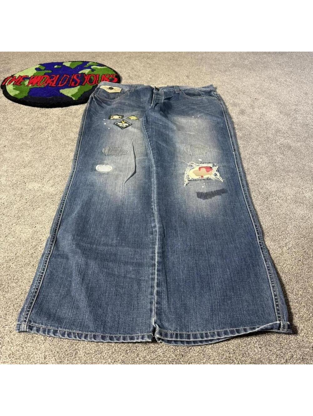 vintage y2k baggy fit jeans 2000’s parish nation denim